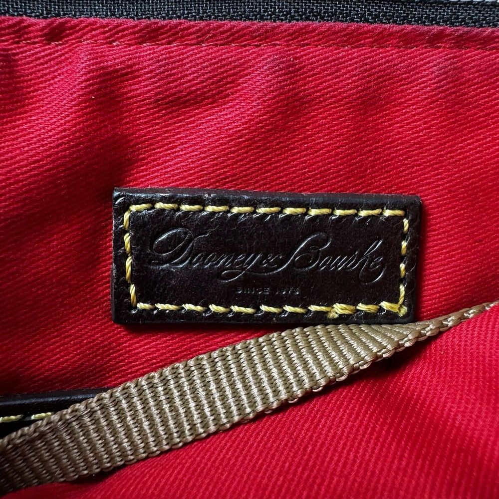 Dooney & Bourke Brown Chevron Print Crossbody - Picture 11 of 16